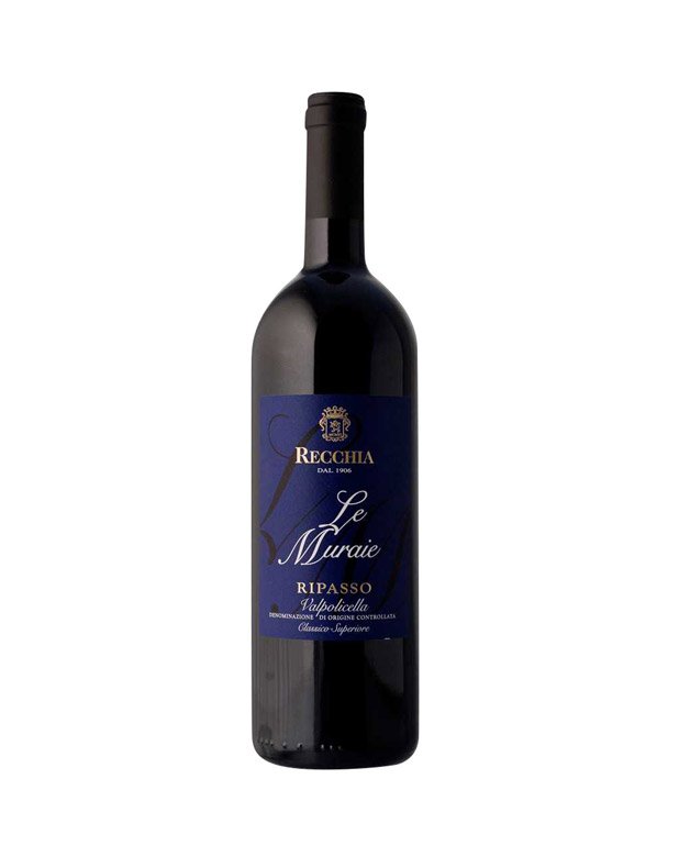 Valpolicella Ripasso  Recchia - Un vino rosso espressione della Valpolicella classica, ottenuto con la tecnica del Ripasso.